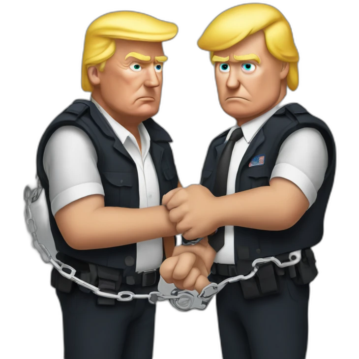 trump-in-handcuffs emoji