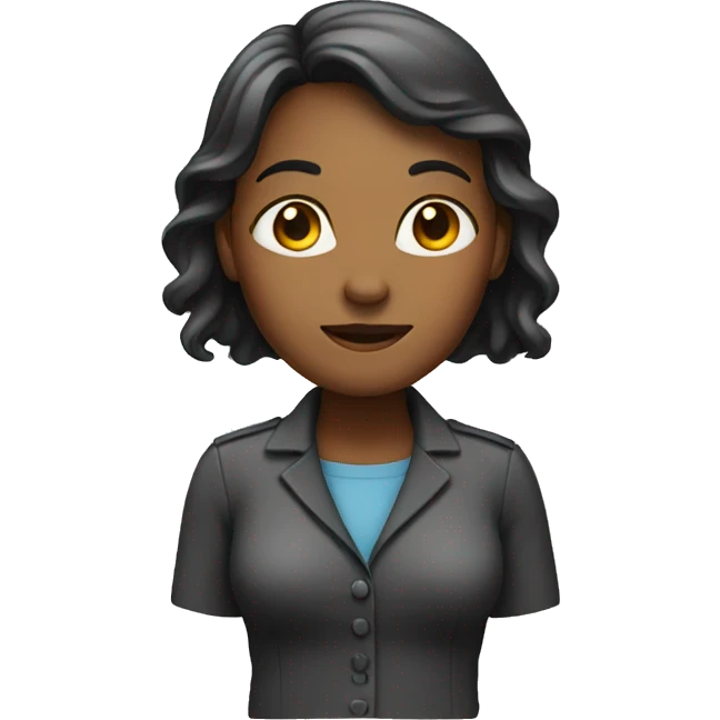 Woman standing up emoji