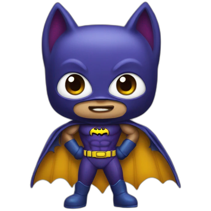 Bat super hero emoji