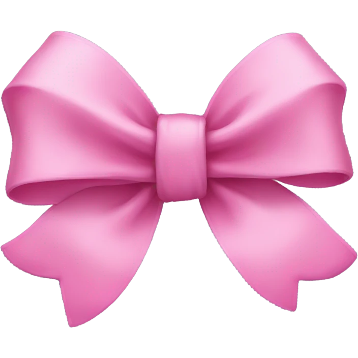 Pink bow emoji