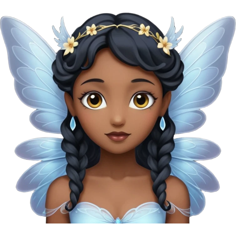 black fairy emoji