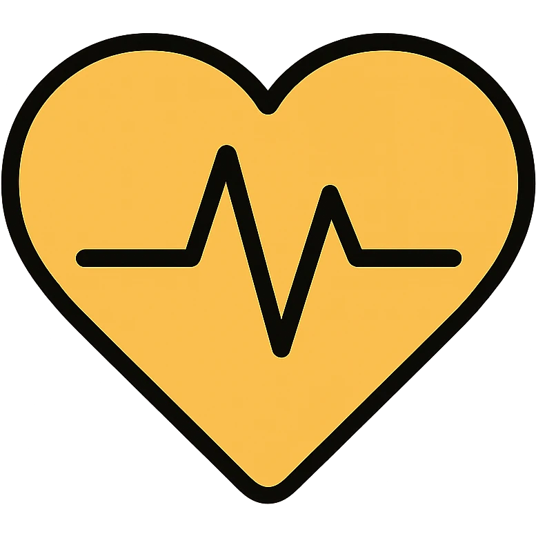 life icon in gold and black, modern Instagram look emoji