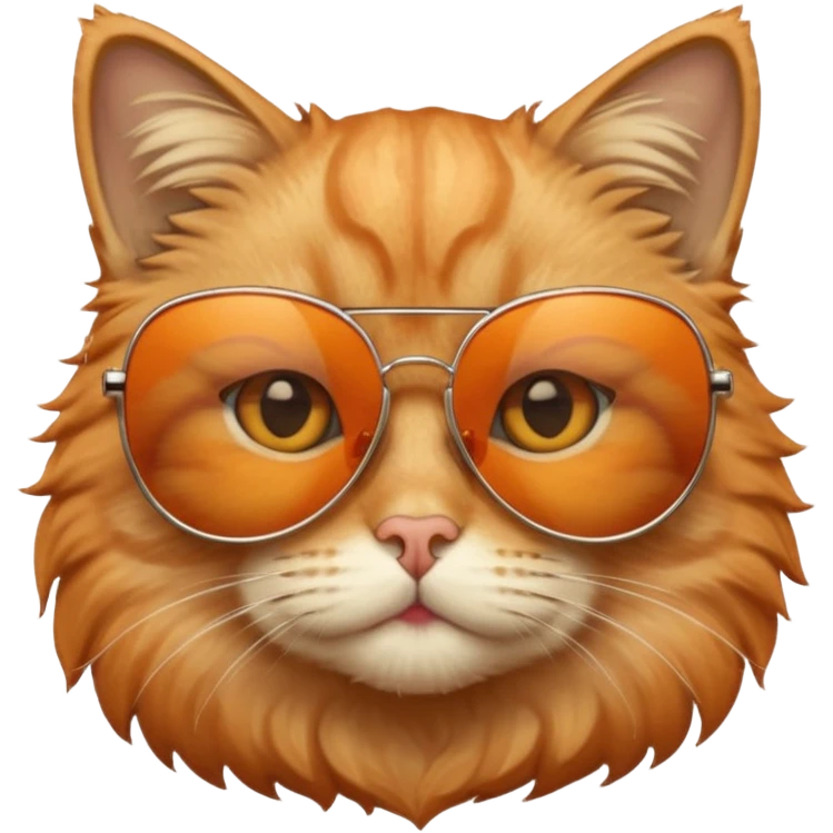 Cat wearing sunglasses emoji
