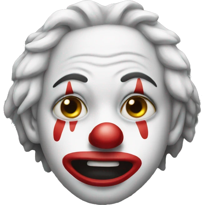 Crying clown emoji