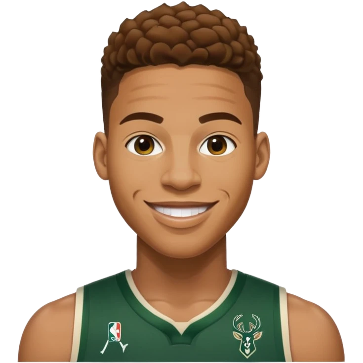 giannis smiling Bucks emoji
