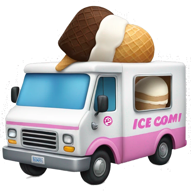 Ice cream truck  emoji