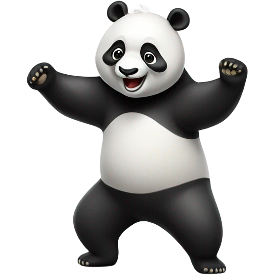 Dancing panda emoji