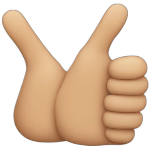 two Hands with index finger and thumb crossed emoji
