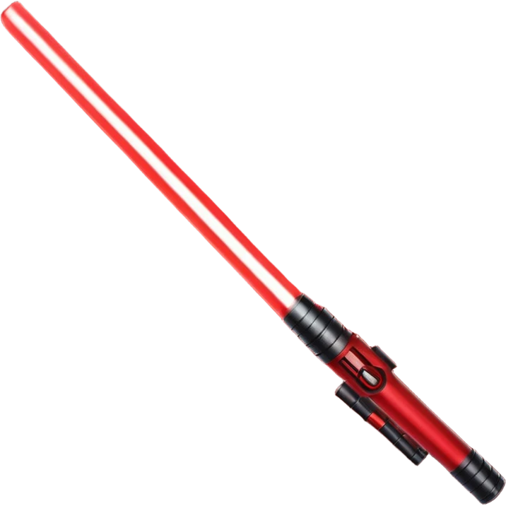 Red lightsaber emoji