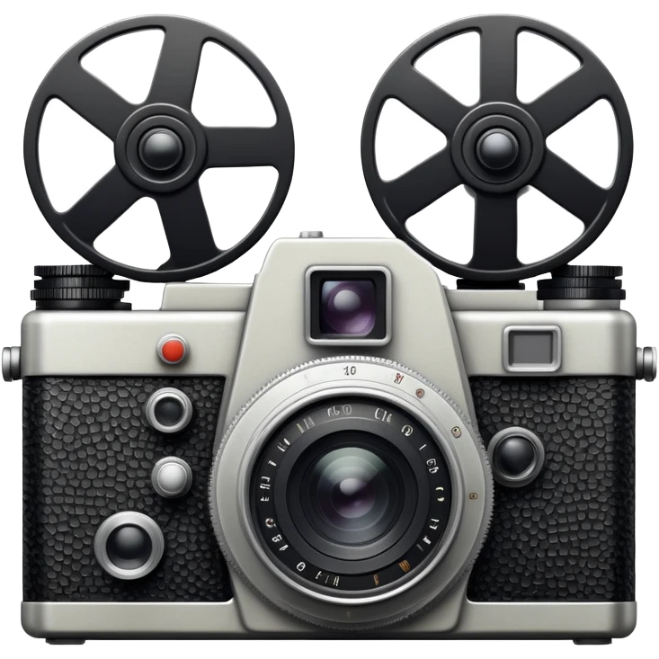 vintage film camera with indie aesthetic emoji