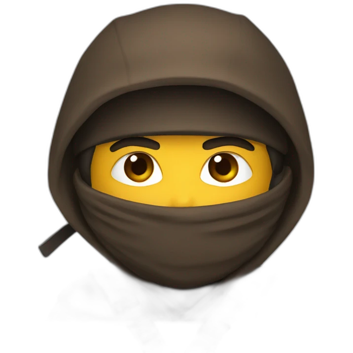 ninja marron emoji