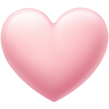 Light pink heart with matching stars floating around it emoji