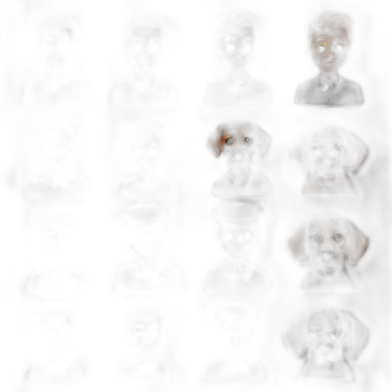 ginger waiter with his 6 cats and 4 dogs emoji