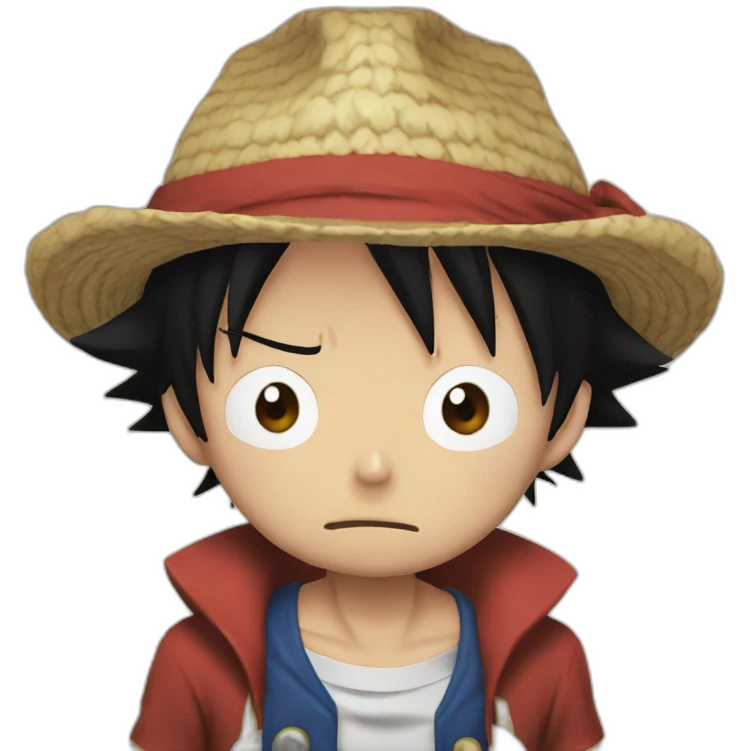 Luffy-sad emoji