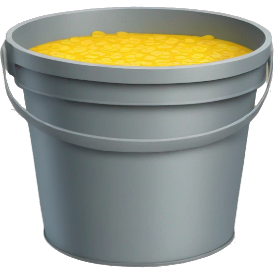 A bucket as big as an ocean emoji