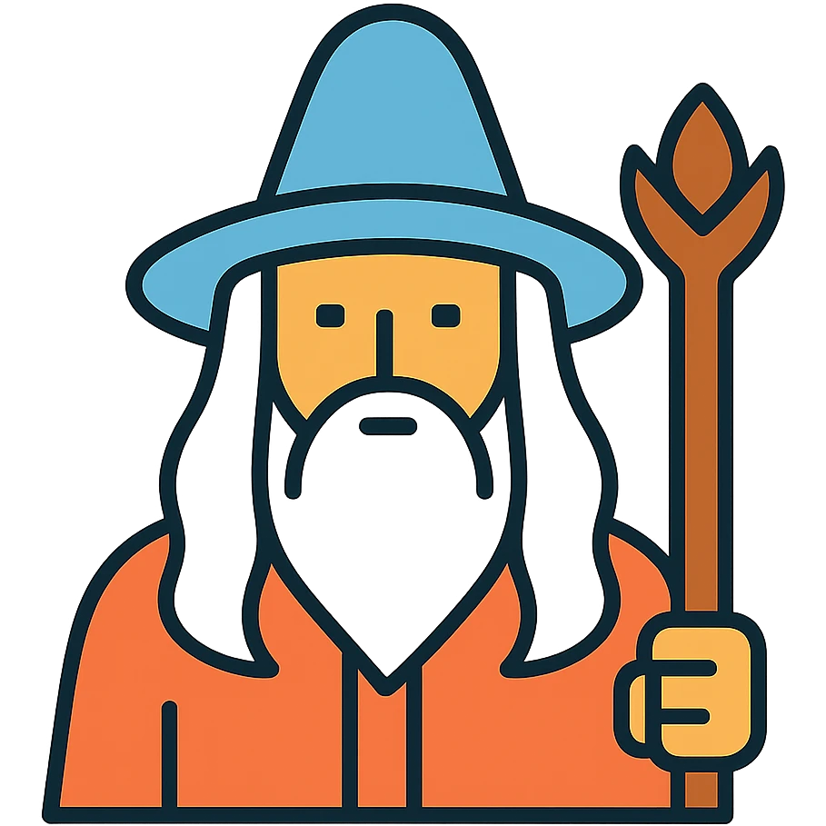 White Council Lord of the Rings, minimal and iconic emoji