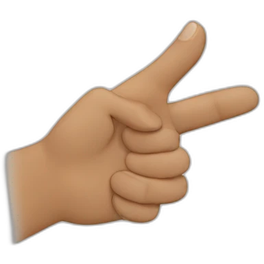 L shape with fingers emoji