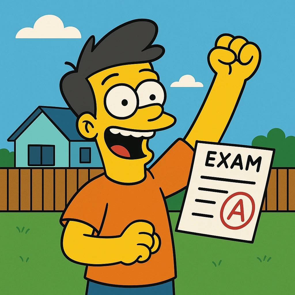 pass an exam emoji