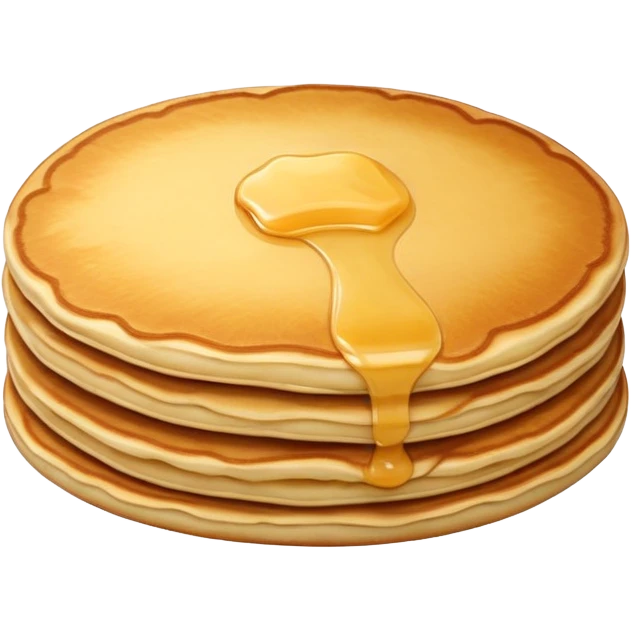 Pancake shaped hashbrown emoji