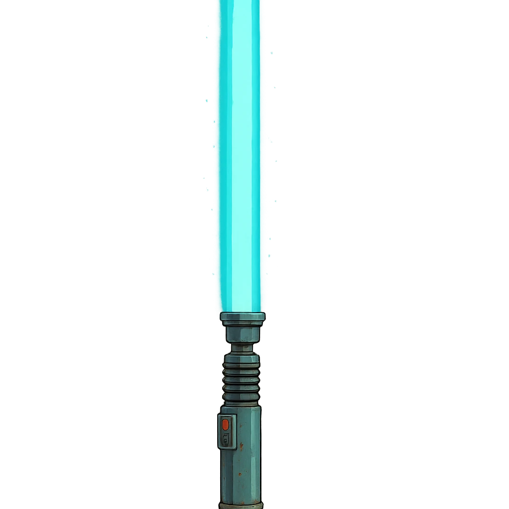 ghibli style lightsaber emoji