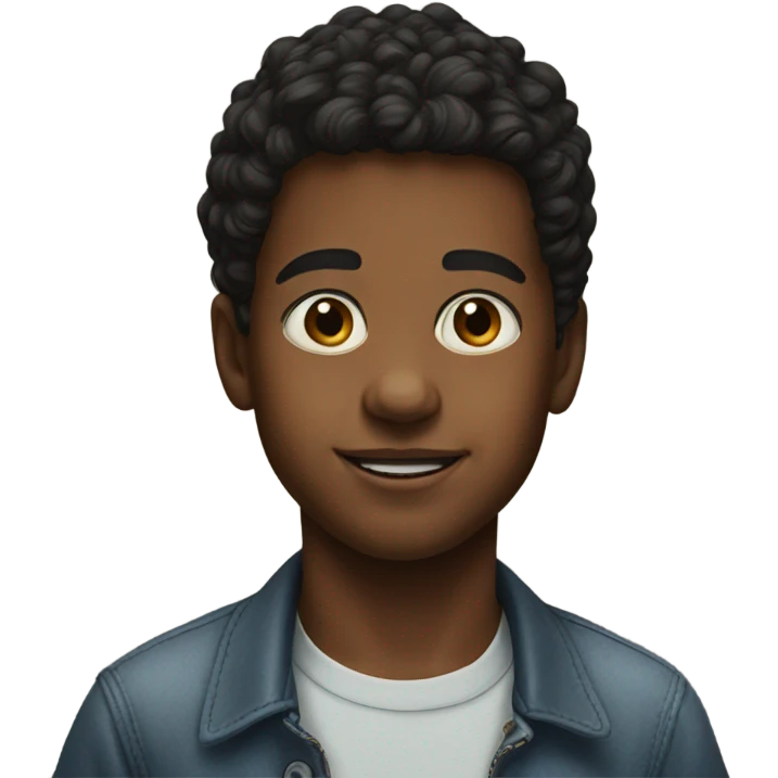 realistic portrait of a boy emoji