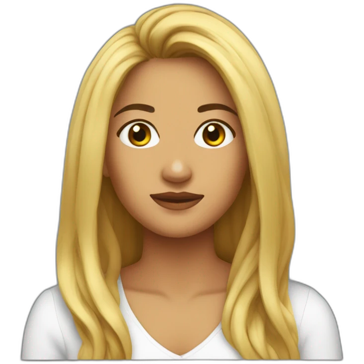 eva basadre pelo rubio emoji