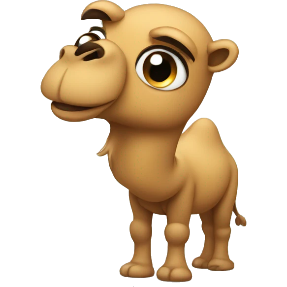 camel chibi confused emoji