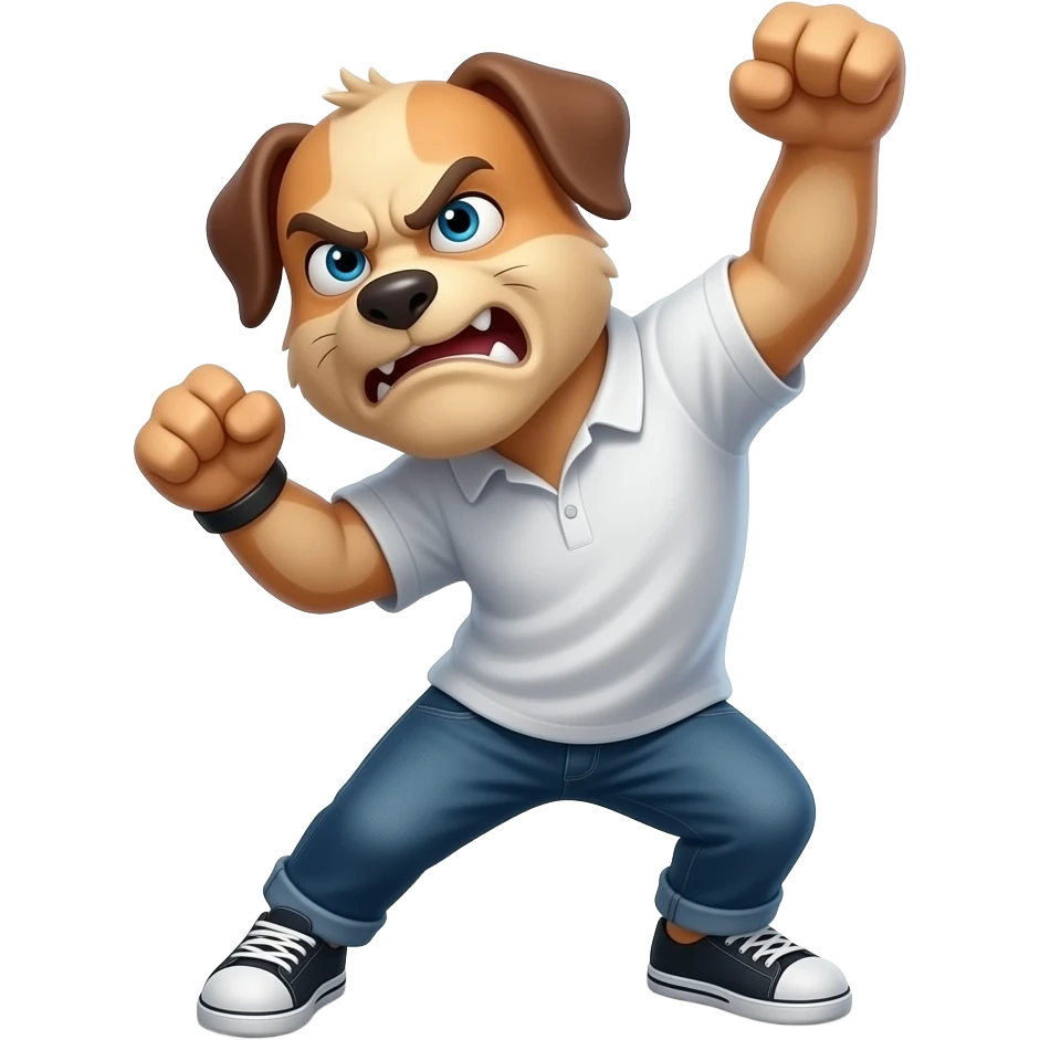 Gabibbo che balla infuocato emoji