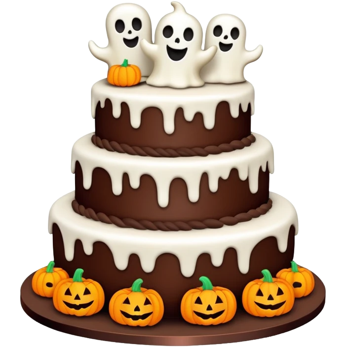 Halloween Birthday cake emoji