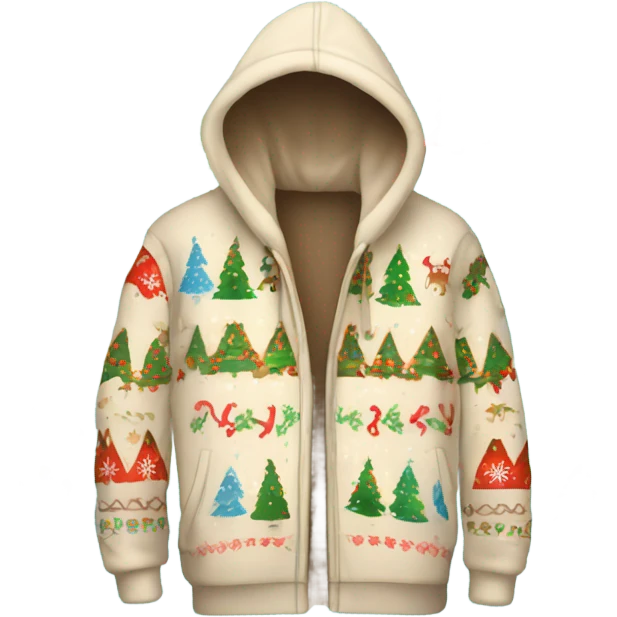 Christmas hoodie emoji