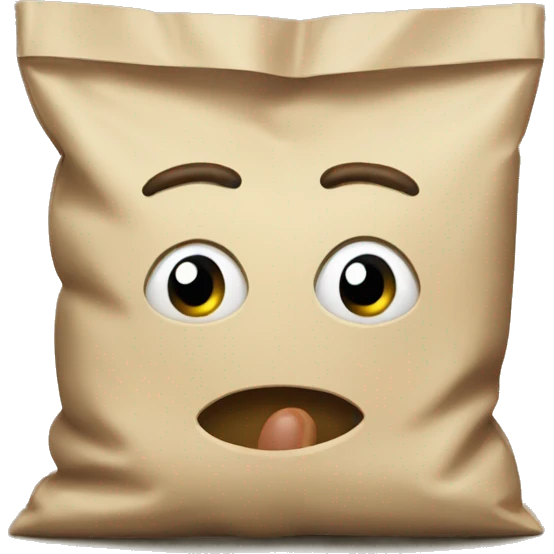 Beans in a bag emoji