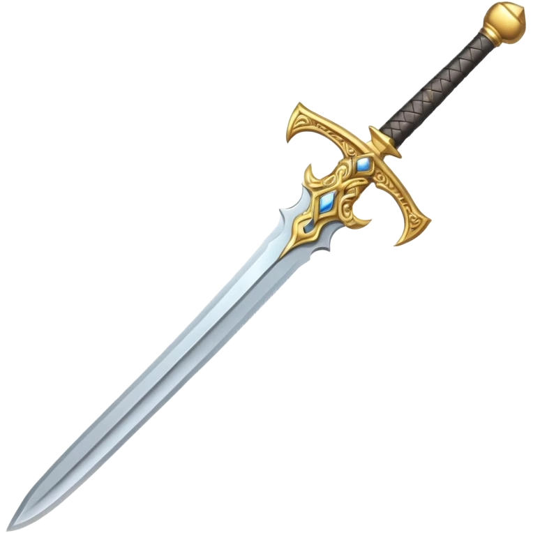 A sword with a high arc  emoji
