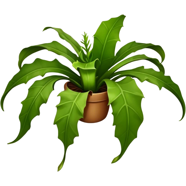 Staghorn fern emoji