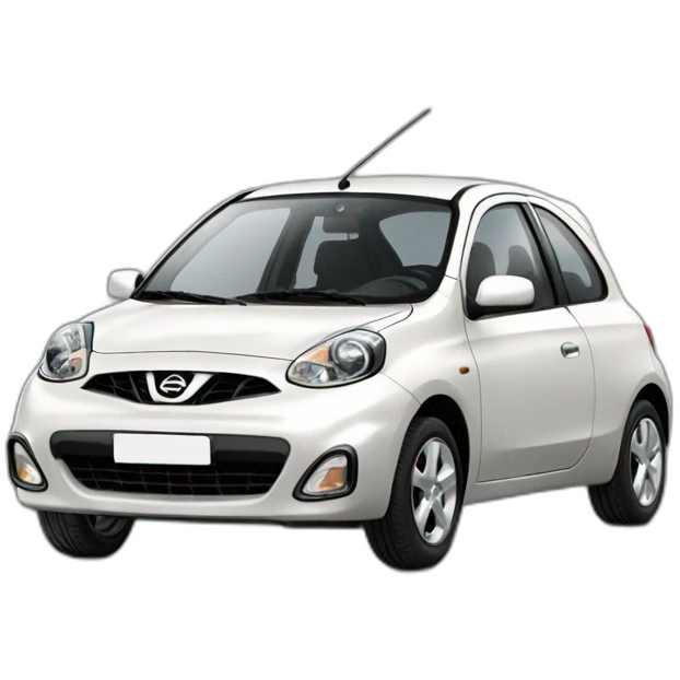 voiture décapotable micra nissan cc noire emoji