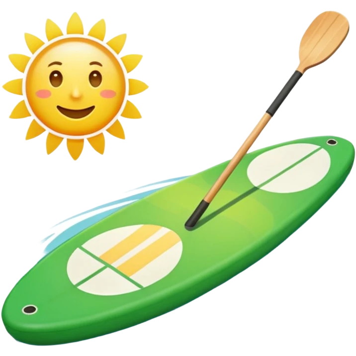 Paddle field scenery emoji