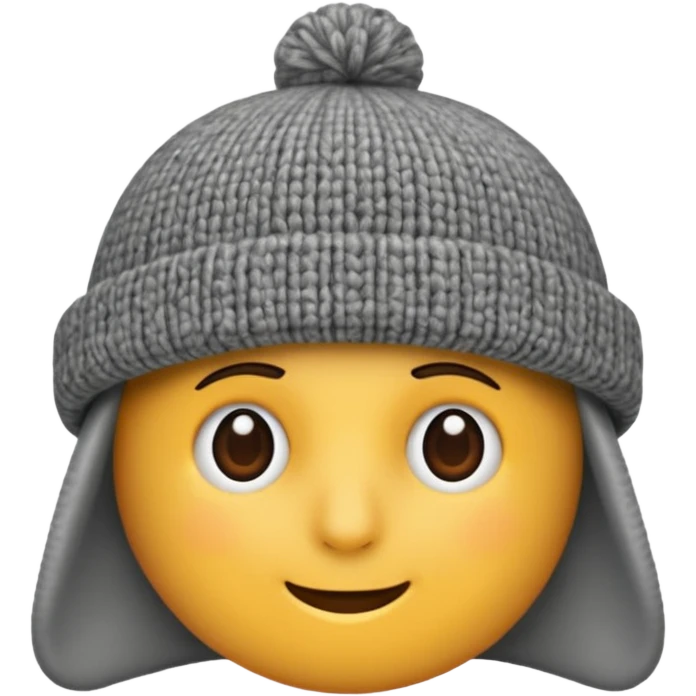 a single grey hat emoji