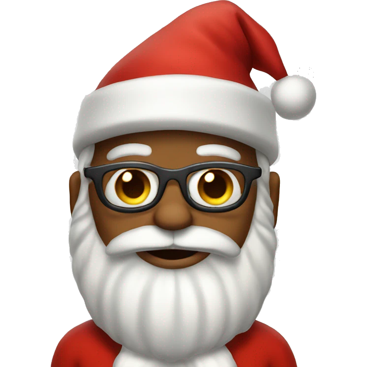 small and bug santa claus emoji