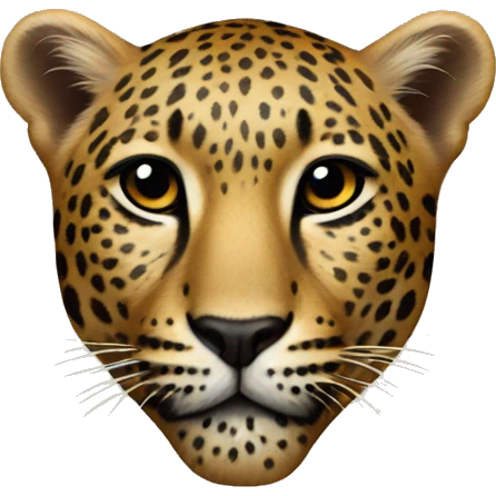 Leopard heart emoji