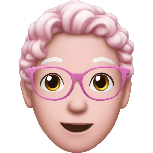 Pink Christmas emoji