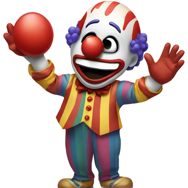 claping with clown   emoji