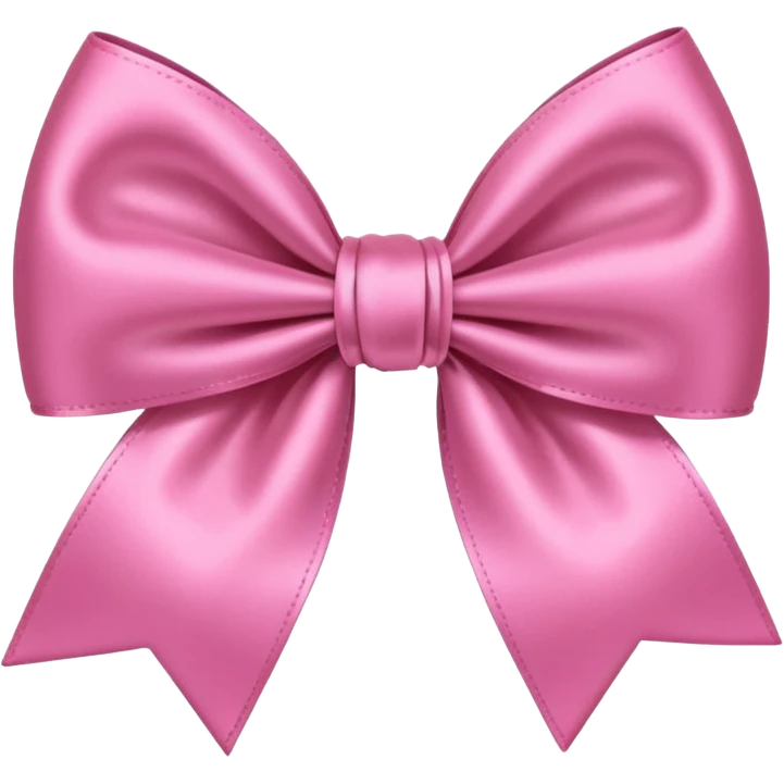 Pink bow emoji