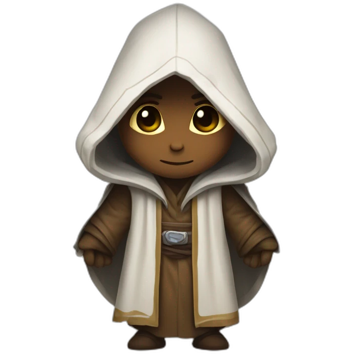 hooded jedi folding arms in world of warcraft emoji