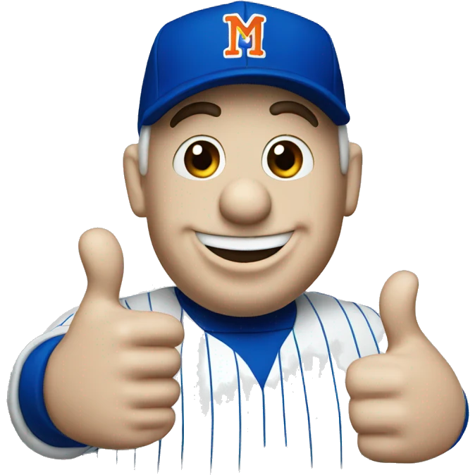 Mr.Met thumbs up emoji