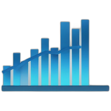 blue-bar-graph-data-insights emoji