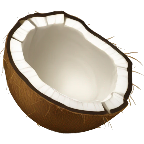 open coconut emoji