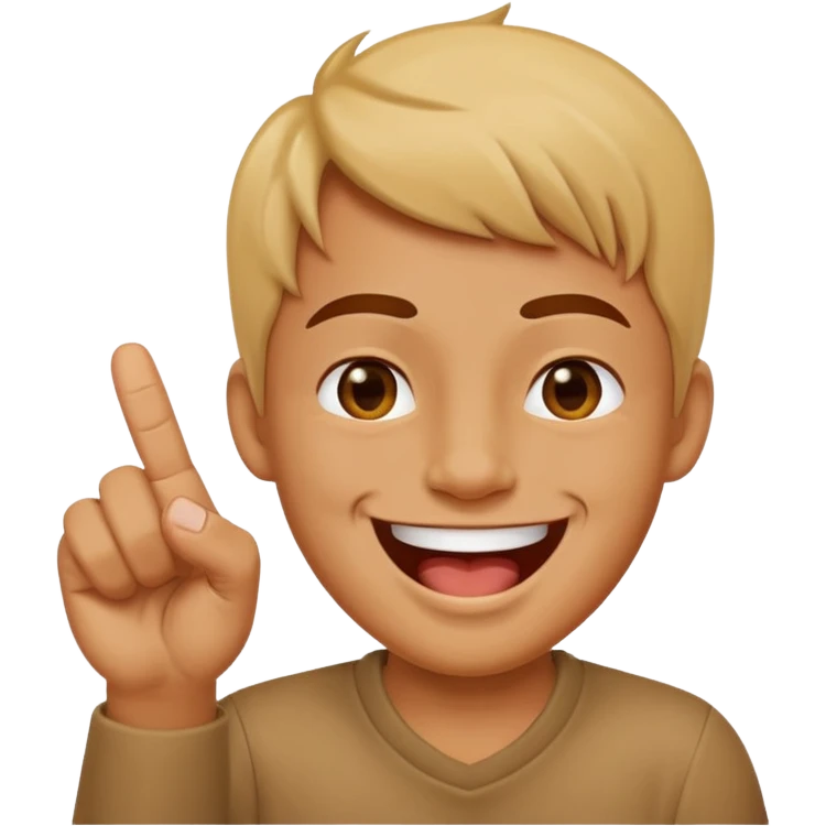 Middle finger up and laughing face emoji