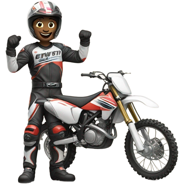 Lover of dirt bikes emoji