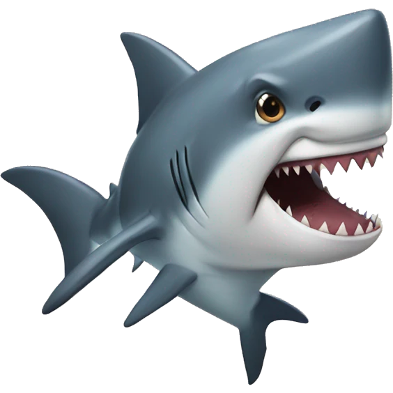 Shark kiss emoji