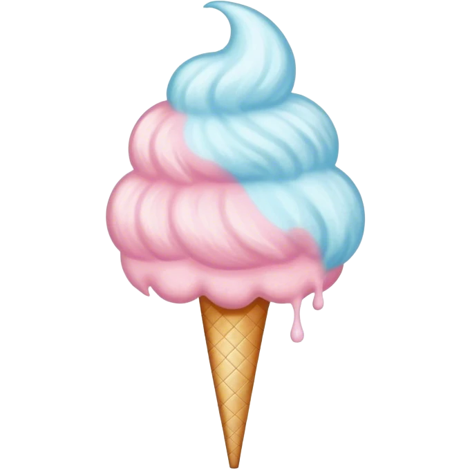 Vintage circus cotton candy emoji