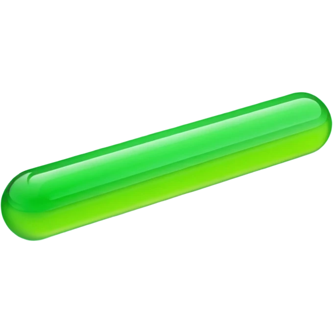 A 3D emoji of a horizontal progress bar filled 100% with bright green color, "100%" text floating above, sleek glass morphism style, professional UI design, white background. emoji